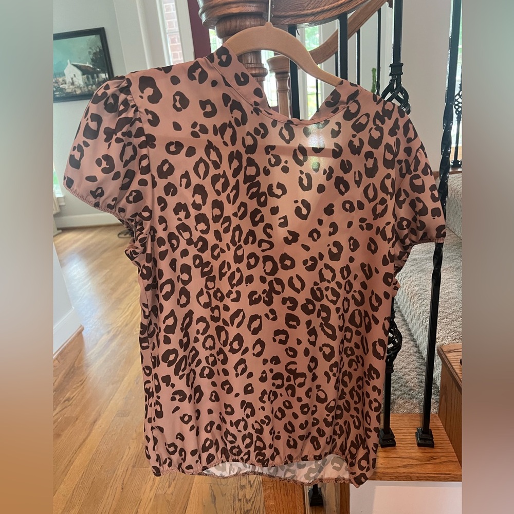 Leopard Print Blouse